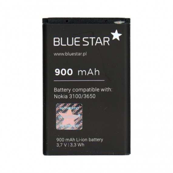 Bateria do Nokia 3100/3650/6230/3110 Classic 900 mAh Li-Ion Blue Star Nokia 3100 Blue Star