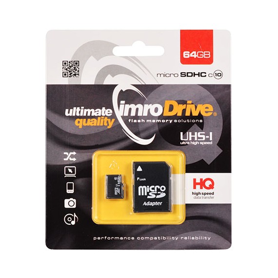 Karta Pamięci 64gb Imro Card Czarny