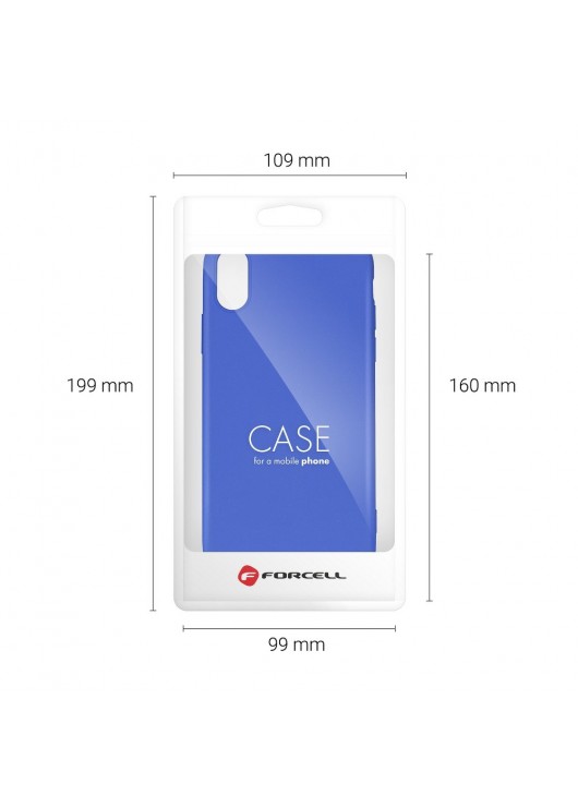 Etui Silicon Huawei P40 Lite E Forcell Odcienie niebieskiego