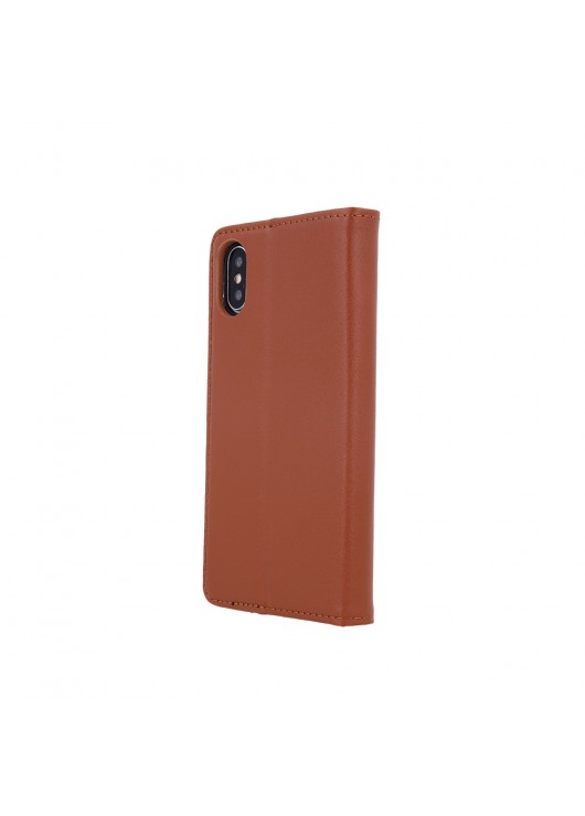 ETUI PORTFEL APPLE IPHONE XR BRĄZOWY