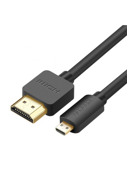 Ugreen kabel przewód HDMI - micro HDMI 19 pin 2.0v 4K 60Hz 30AWG 1,5m czarny (30102) Micro USB Ugreen Czarny