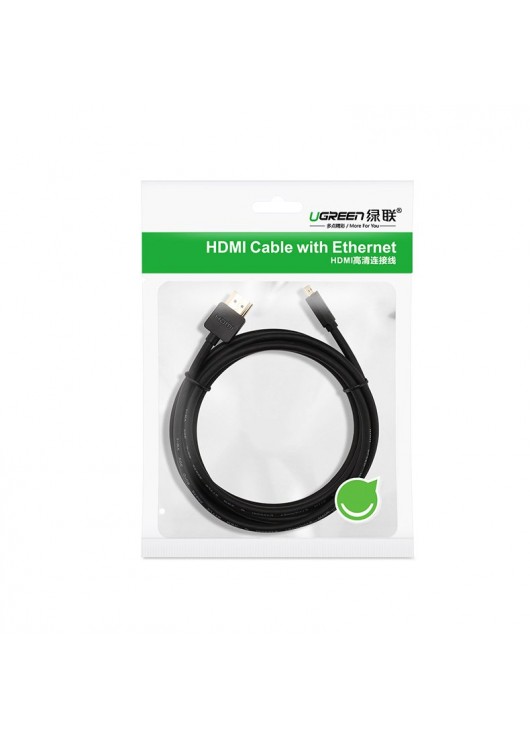 Ugreen kabel przewód HDMI - micro HDMI 19 pin 2.0v 4K 60Hz 30AWG 1,5m czarny (30102) Micro USB Ugreen Czarny