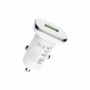 Borofone Ładowarka samochodowa BZ12A Lasting Power - USB - QC 3.0 18W 3A Borofone Biały