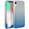 Etui Brokatowe Samsung A03s Odcienie niebieskiego