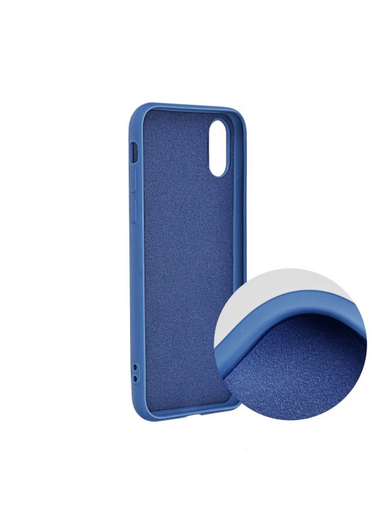 Etui Silicone Lite Xiaomi Redmi 10 Forcell Odcienie niebieskiego