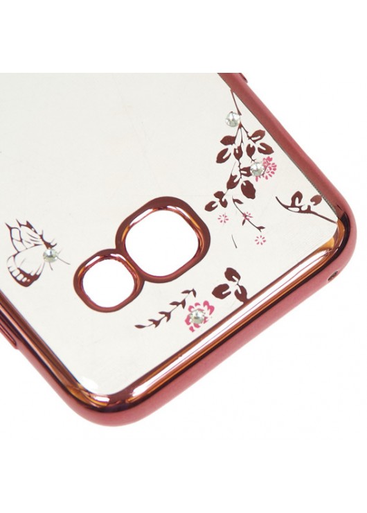 Etui Bumper Huawei P30 Bumper Złoty Róż