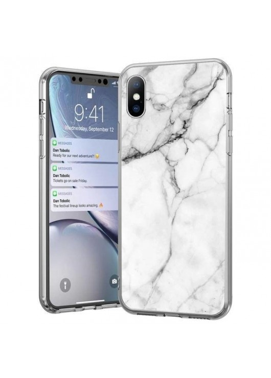 Etui Wozinsky Marble Apple Iphone 13 Pro Max Wozinsky Odcienie białego