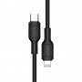 Kabel KAKU 3A 120 cm USB Typ C na iPhone 20W KSC-536 Typ C + Lighting KAKU Czarny