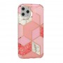 Cosmo Marble Case Huawei P40 Lite Odcienie różowego
