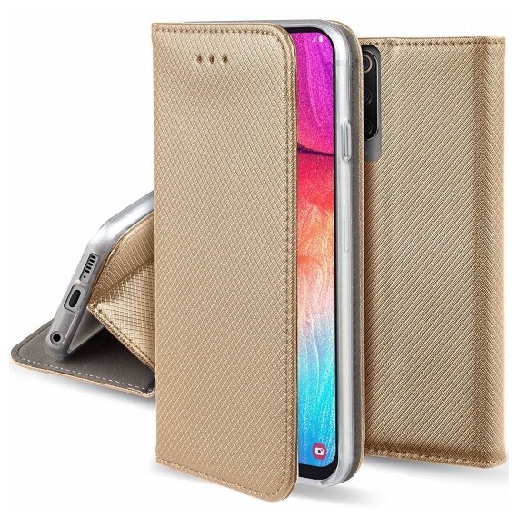 Etui Portfel Samsung Galaxy A42 5G Złoty