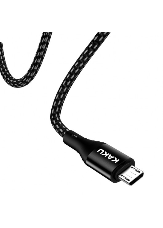 Kabel USB Micro USB 1M z wyłącznikiem czasowym KSC-282 Micro USB KAKU Czarny