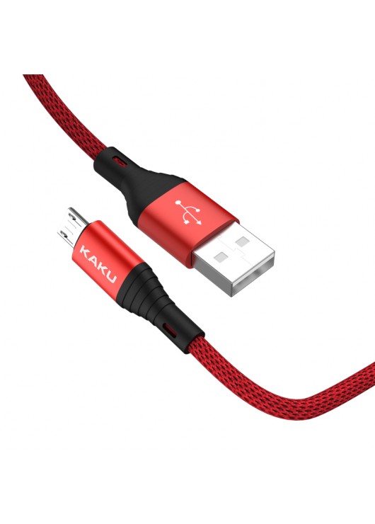 Kabel USB Micro USB 1M z wyłącznikiem czasowym KSC-282 Micro USB KAKU Czerwony