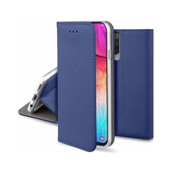 Etui Portfel Samsung A52 Granatowy