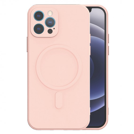 TEL PROTECT MagSilicone Case Apple Iphone 13 Mini Tel Protect Jasnoróżowy