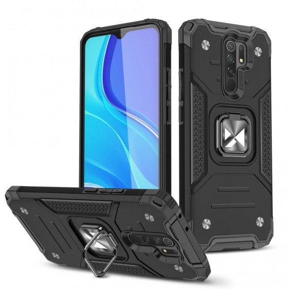 Etui Ring Armor Xiaomi Mi 11i / Poco F3 / Redmi K40 /PRO Inny Czarny