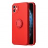Etui Vennus Silicone Ring Xiaomi Redmi Note 11 5G Czerwony