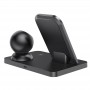 HOCO CW33 3IN1 WIRELESS CHARGER 15W BLACK Hoco Biały