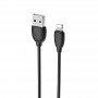 Borofone Kabel BX19 Benefit - USB na Lightning - 2,4A 1 metr czarny Lightning Borofone Czarny