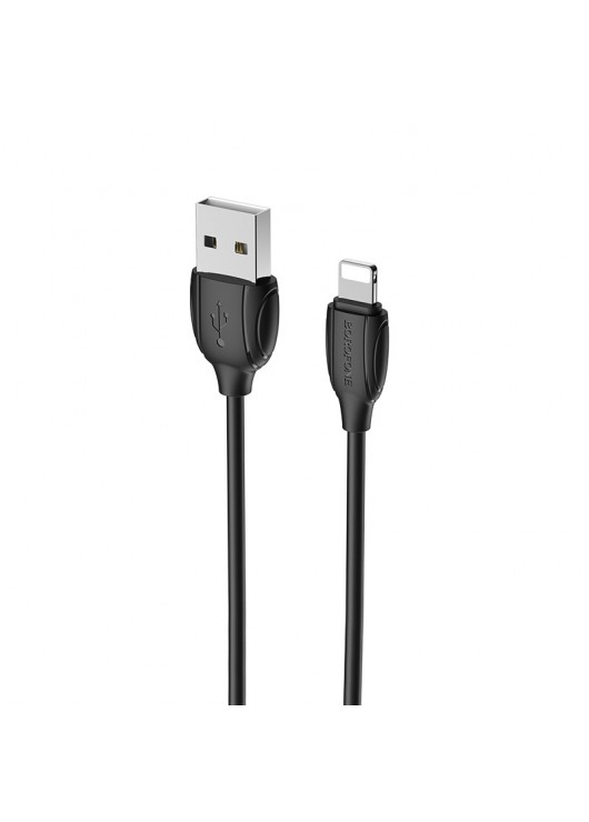 Borofone Kabel BX19 Benefit - USB na Lightning - 2,4A 1 metr czarny Lightning Borofone Czarny