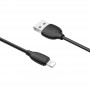 Borofone Kabel BX19 Benefit - USB na Lightning - 2,4A 1 metr czarny Lightning Borofone Czarny