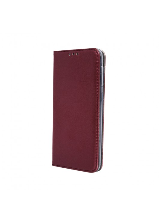 Etui Portfel Motorola G200 5G Burgundowy