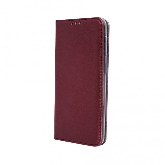 Etui Portfel Motorola G200 5G Burgundowy