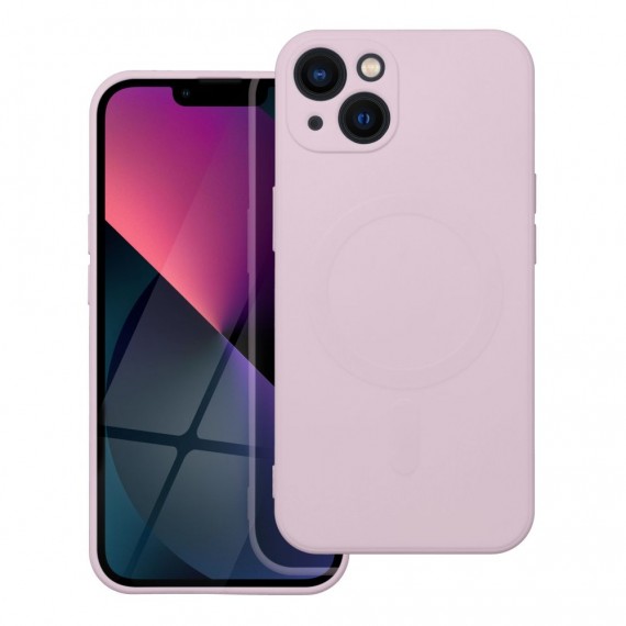 Futerał Silicone Mag Cover Apple Iphone 13 Pro Inny Jasnoróżowy