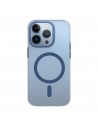 Etui Ultra thin magnetic Apple Iphone 14 PRO MAX WiWU Przezroczysty z niebieska ramka