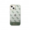 Guess nakładka GUHCP14LHG4MHA khaki IML Case Electroplated 4G Pattern Bottom Stripe Script Logo