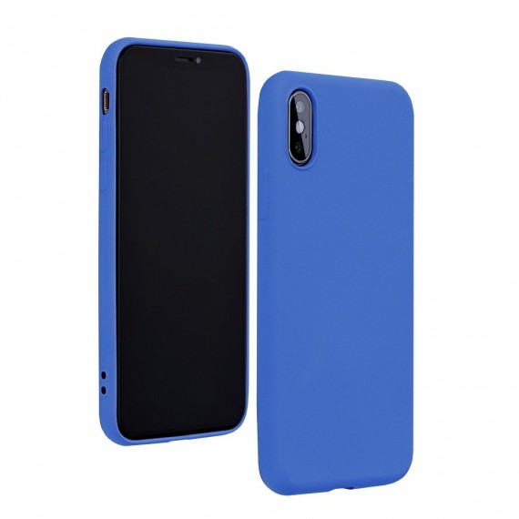 Etui Silicon Samsung Galaxy A22 5G Forcell Odcienie niebieskiego