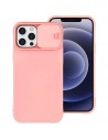 Etui Silikonowe z Osłoną na Aparat Apple Iphone 14 PRO MAX Nexeri Jasnoróżowy