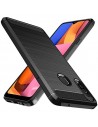 Etui nakładka Carbon Case Samsung A31 Czarny