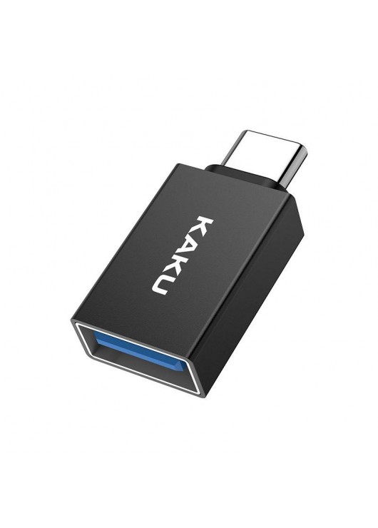 Adapter USB Typ C na USB Konwerter Przejściówka OTG USB-C - USB KAKU KAKU Czarny