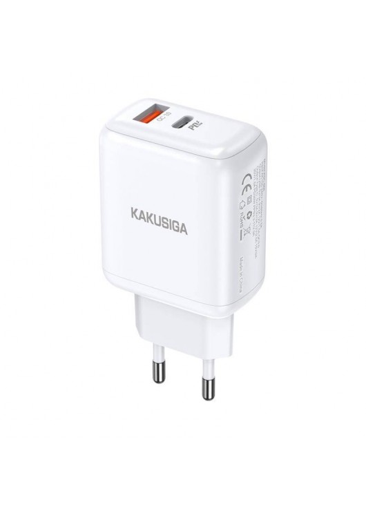 Ładowarka Kaku KSC-668 PD 30W Dual USB KAKU Biały