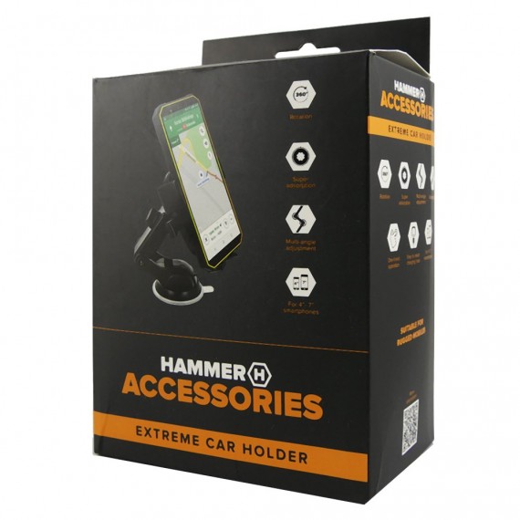 Hammer uchwyt samochodowy Extreme Hammer Czarny