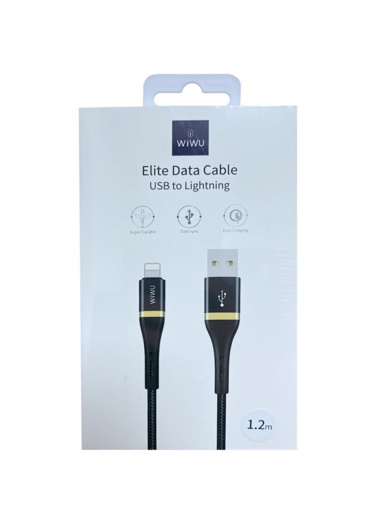 Kabel USB ED-100 1,2m 2,4A lightning WiWU iPhone wszystkie modele od 5 do X WiWU