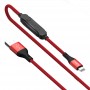 Kabel USB Micro USB 1M z wyłącznikiem czasowym KSC-282 Micro USB KAKU Czerwony