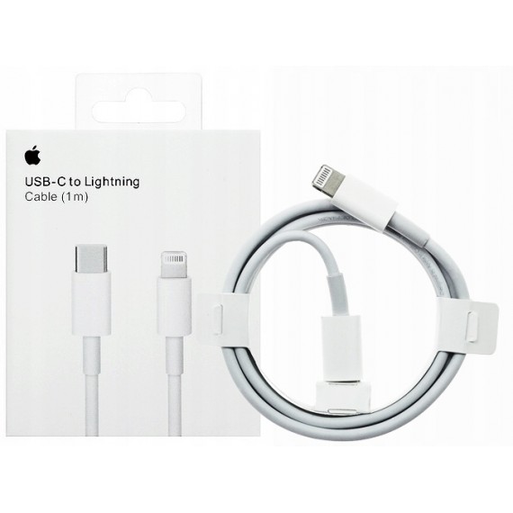 Kabel iPhone 11 lighting - usb C BOX Apple iPhone 11 PRO Apple Biały