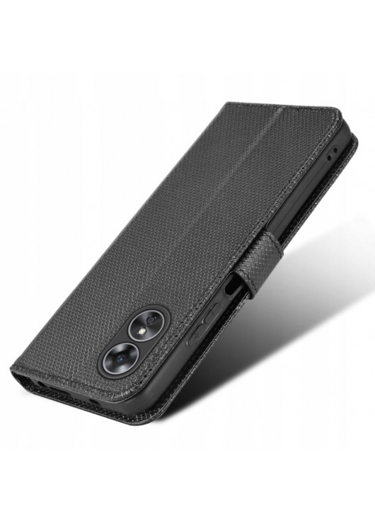 Etui Portfel Oppo A17 Czarny