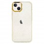 Etui Gold Glitter Apple Iphone 13 Przezroczysto złoty