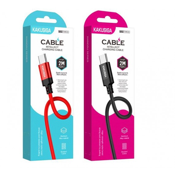 Kabel USB KAKU KSC-698 2m Typ C KAKU Czerwony