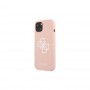 Guess nakładka GUHCP13MLS4GWPI różowy Silicone 4G Logo Apple Iphone 13 Guess Różowy