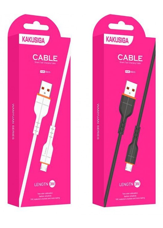 Kabel KAKU KSC-301 3M Micro Usb Typ C KAKU Czarny