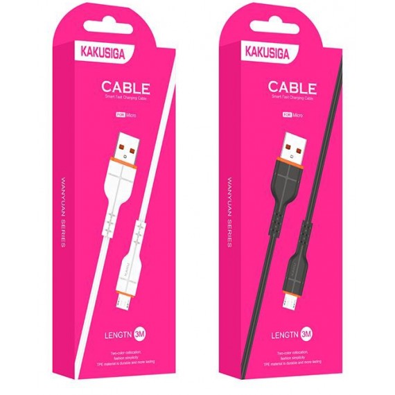 Kabel KAKU KSC-301 3M Micro Usb Typ C KAKU Czarny