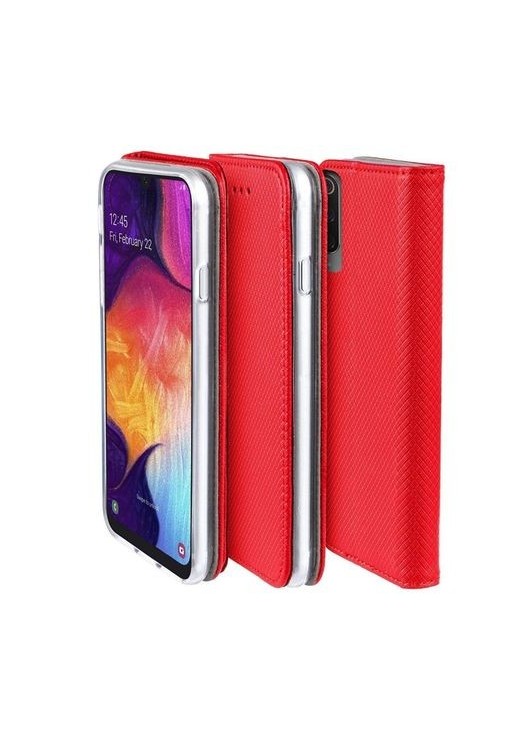 Etui Portfel Motorola G62 Inny Czerwony