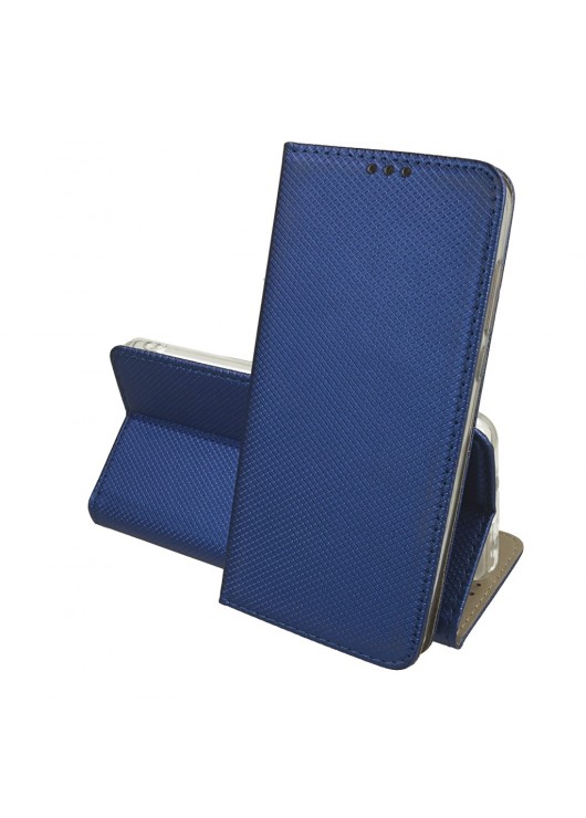 Etui Portfel Samsung A02s Granatowy