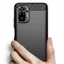 Etui nakładka Carbon Case Samsung A02s Forcell Czarny