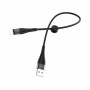 Borofone Kabel BX32 Munificent - USB na Lightning - 2,4A 0,25 metra czarny Lightning Borofone Czarny