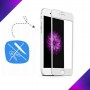 Szkło Hartowane 9D "Kong" Białe Apple iPhone 7/8 Plus
