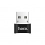 HOCO adapter OTG USB - Typ C UA6 czarny Hoco Czarny